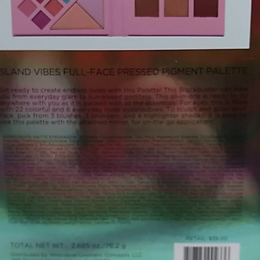 Full Face Pressed Pigment Palette Island Vibes Created for Macy's